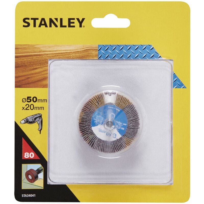 Stanley Ensemble de Papier de Verre, 40 × 40 mm