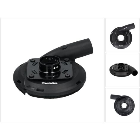 Makita – Dépoussiéreur pour meuleuse 191F812 – Compatible 115-125 mm – Aspiration efficace pour ponçage précis – Installation rapide sans outils