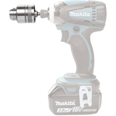 Mandrin Auto-Serrant Makita 10mm - Queue Hexa 1/4" Pour Perceuses Et Visseuses
