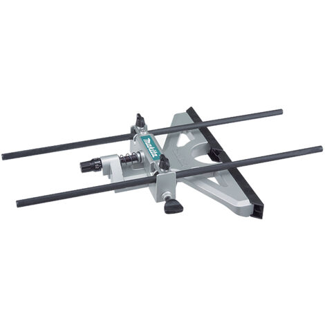 Makita – Guide parallèle 1951369 pour fraiseuse – Réglage millimétrique – Tiges 8mm et 10mm – Butée plastique pour protection