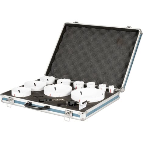 Makita – Scie cloche 13 pièces D75764 – Diamètres 22 à 92 mm – Pour bois dur et béton armé – Coffret de transport inclus