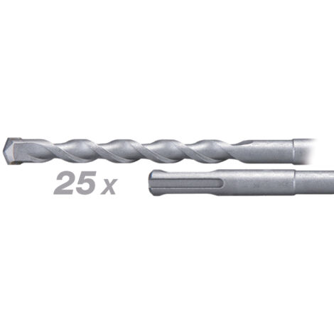 MAKITA D-01183-25 Jeu de mèches pour SDS-PLUS StandMak 8x160mm 25 pièces (1/2)