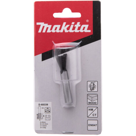MAKITA D-68339 Coupe-queue d’aronde à double tranchant 15mm