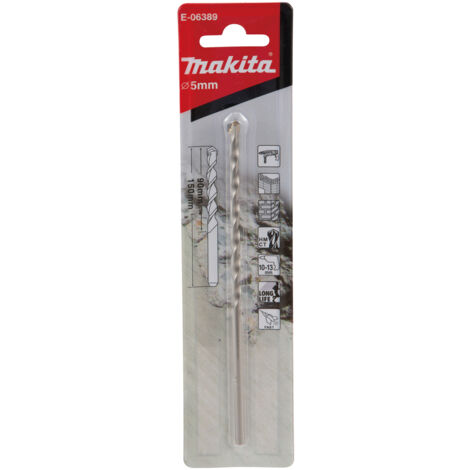 MAKITA E-06389 TCT Foret à maçonnerie 5x150 mm (1/2)