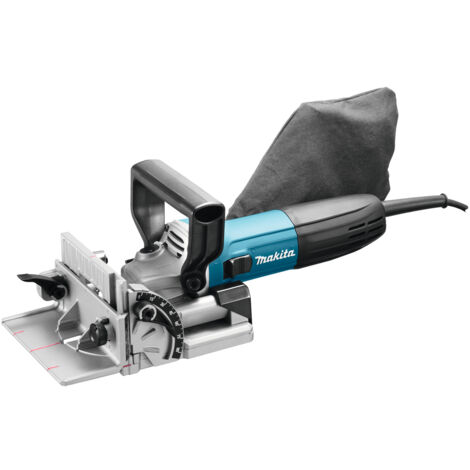Makita – Fraiseuse lamelleuse 701W – Profondeur de coupe 20mm – Vitesse 11000 tr/min – Compatible avec biscuits plats en bois - PJ7000
