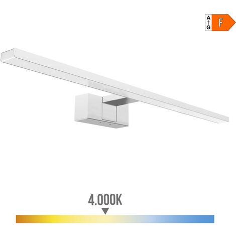 EDM Lampe de Mur LED 12 W 60 x 12,8 x 5,1 cm 1270 Lm Aluminium ABS (1/5)