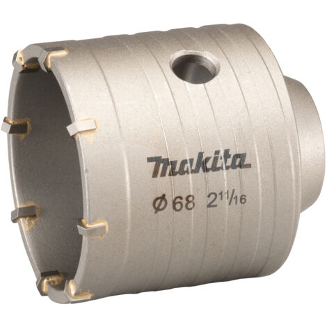 Makita – Mèche couronne SDS-PLUS 68 mm – Pointe en carbure de tungstène – Pour mortier, brique et calcaire – Durabilité et efficacité de perçage (1/6)