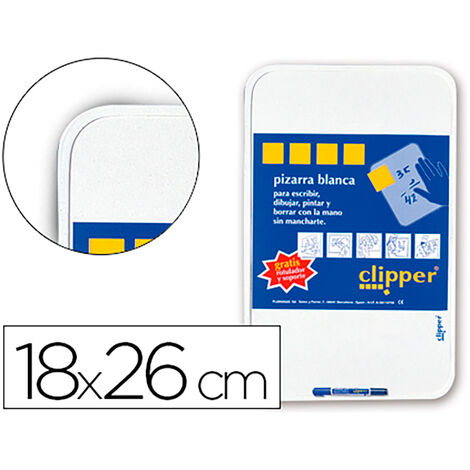Tableau blanc, petit, 18x26cm, avec marqueur Tondeuse 08617 (1/2)