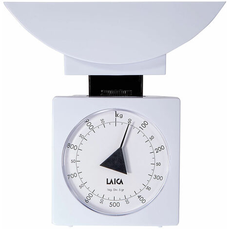 Balance mécanique avec bol blanc 1kg KS711 Laica (1/5)