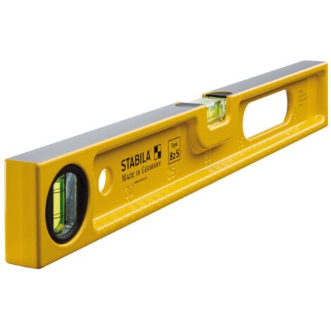 Stabila – Niveau à bulle 2593 40 cm – Précision ± 0,5 mm/m – Aluminium coulé – Pour chantiers humides et espaces confinés - X952282
