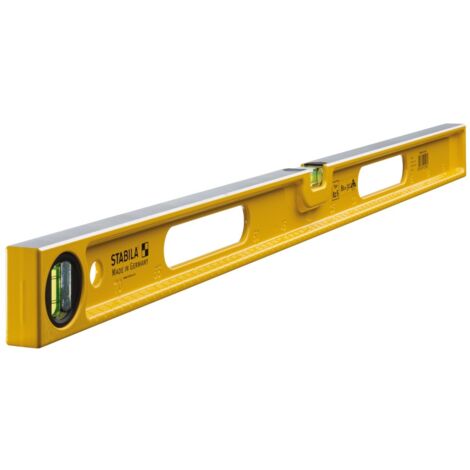 Stabila – Niveau à bulle 80 cm – Précision ± 0,5 mm/m – Aluminium léger pour usage intensif – 2596