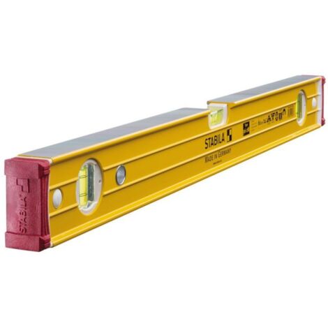 Stabila – Niveau à bulle 61 cm – Aluminium extra-rigide – Aimants néodyme pour fixation – Précision ± 0,5 mm/m