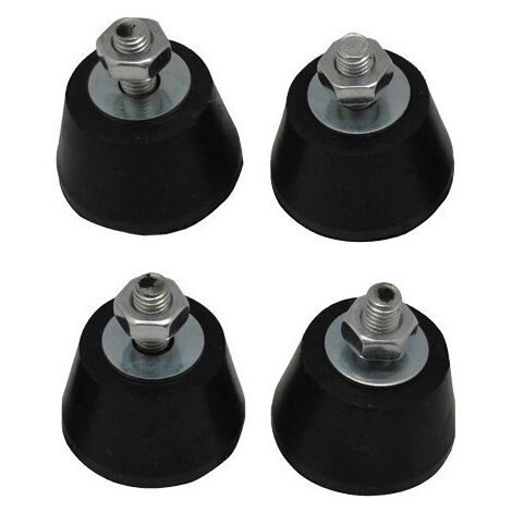 Lot de 4 amortisseurs en caoutchouc pour climatiseurs (jusqu’à 35 kg)  MICEL 18519