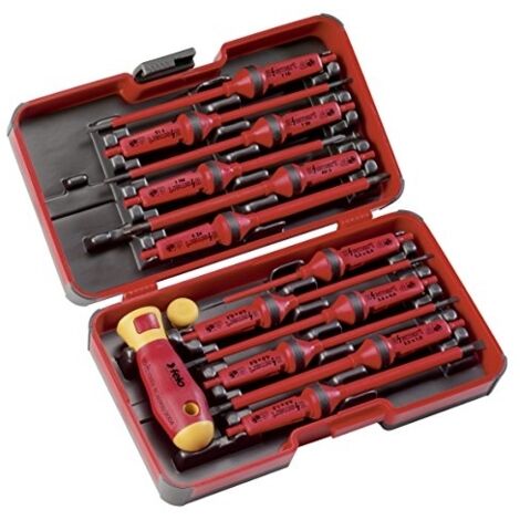 E-Smart 14 pièces Kit d’isolation de tige interchangeable. SL/PH/PZ/TORX® Felo 06391306 (1/5)