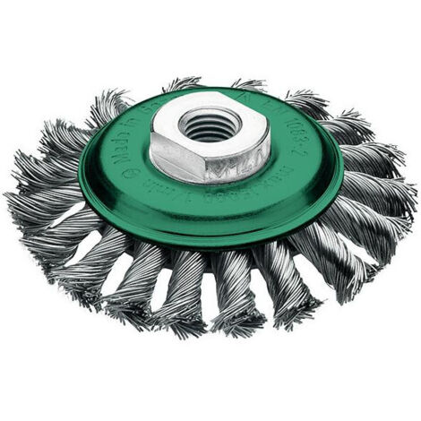 Brosse inox 100x12mm noué 0,5mm (1/4)
