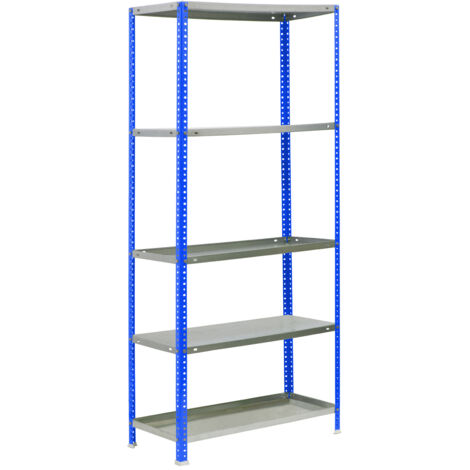 Simonrack Étagère Métal Bleu Galvanisé 5 Niveaux (1/3)