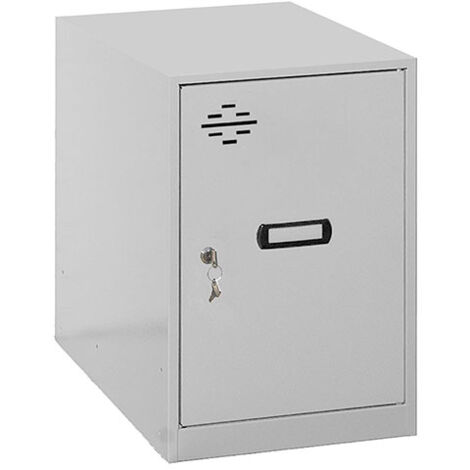 SIMONLOCKER casiers en métal (47,5x30x50cm) GRIS ET FONCÉ (1/5)