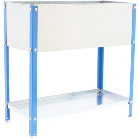 Simonrack Jardinière Urbaine Bleu Galvanisé 150L (1/4)