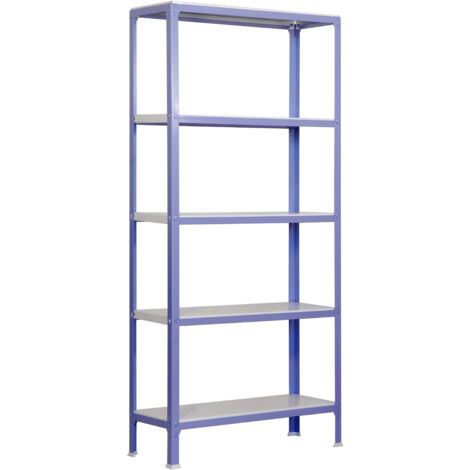Simonrack Étagère métallique moderne violet et blanc