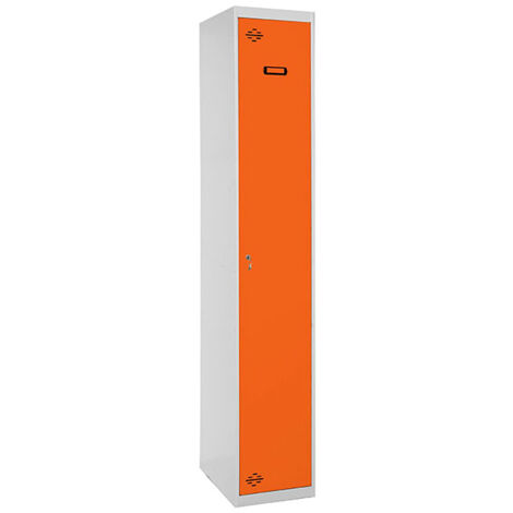 Simonrack Casier-armoire Simonlocker gris et orange