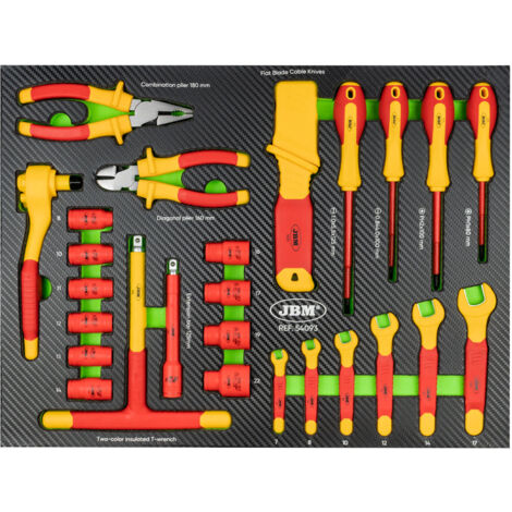 JBM54093 Outil isolé VDE Module EVA, 26 pièces (1/2)