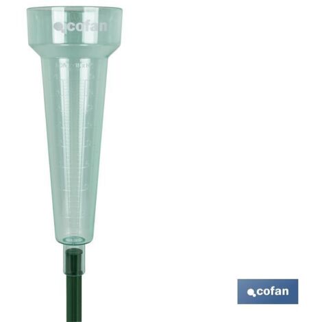 Pluviomètre en plastique d’une capacité de mesure allant jusqu’à 40 l/m² COFAN 90015147 (1/4)