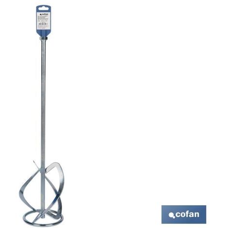 Tige de mélange de mortier ou de ciment avec filetage M14 Ø14x60cm en acier
