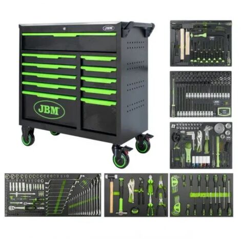 JBM54725 Chariot à outils à 11 tiroirs - assemblé