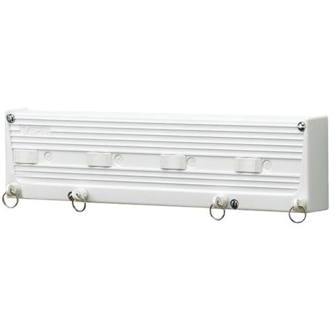 Étendoir à linge automatique 4 cordes – Longueur 5m par corde – Installation murale facile – Matériaux nylon et plastique dur – Habitex