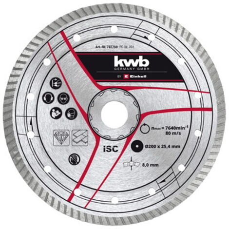 Disque diamanté EINHELL pour céramique Ø200 x 25,4 mm (1/5)