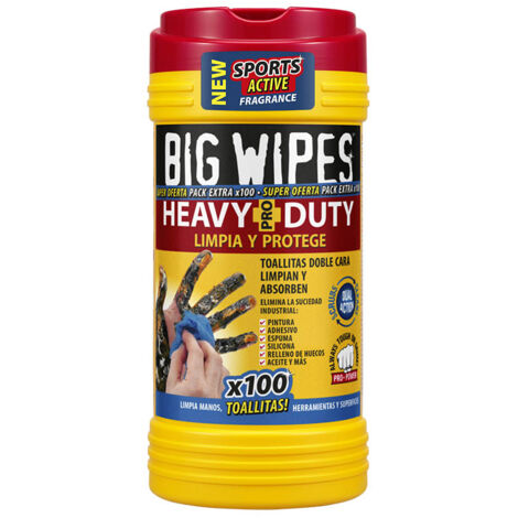 Lingettes Industrielles Pour Les Mains, 100 Unités (1/2)