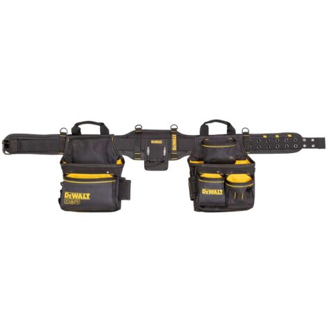Dewalt – Ceinture porte-outils 25 poches en tissu 1680D – Largeur 14 cm – Construction robuste pour usage intensif – DWST406031