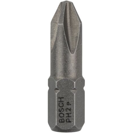 Bosch 25x embouts de vissage extra-durs, PH 2, 25 mm - 2607001513