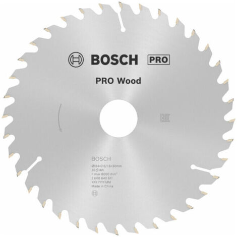 Lame de scie circulaire OP WO H 184x30-36  BOSCH 2608640611