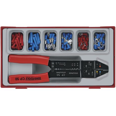 TENGTOOLS 110380102 JUEGO DE ALICATE DE TERMINALES TTCP121 121 PZAS (1/2)
