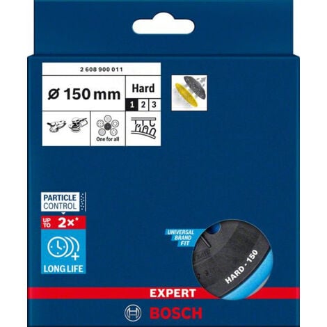 Plaques de support multi-trous Expert pour Bosch 150 mm Hard  BOSCH 2608900011