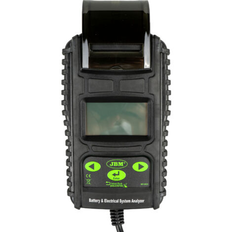 TESTEUR DE BATTERIE ET D’ALTERNATEUR AVEC IMPRIMANTE JBM52233