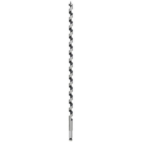 Bosch – Mèche à bois hélicoïdale 14mm – Longueur 385mm – Pour bois dur et humide – Pointe de vis robuste – 2608597643