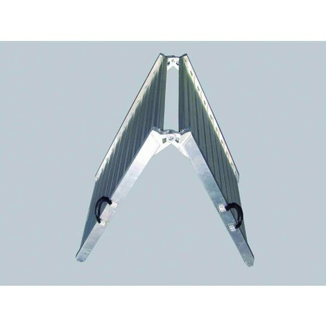 Metalworks – Rampe de chargement en aluminium 2000x800mm VAP2000 – Charge maximale 400kg – Surface antidérapante pour sécurité – Installation facile - 754752000 (1/6)