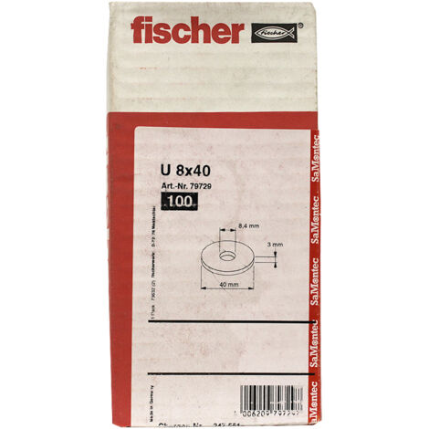 U-Disc, 8x40  Fischer 079729 (1/3)