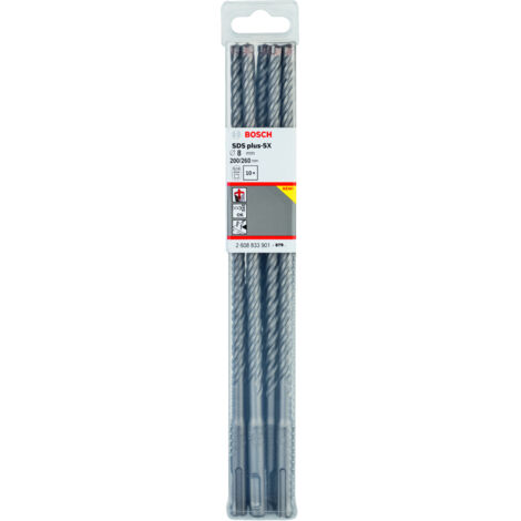 Marteau perforateur SDS Plus-5X 8 x 200 x 260 mm  BOSCH 2608833901