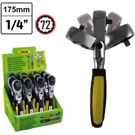CLIQUET ARTICULÉ 72 DENTS 1/4" 175mm. JBM51306 (1/2)