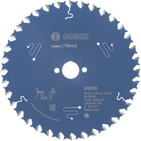 Lame de scie circulaire Bosch Expert Wood 10038334 165x2,6x20 36Z