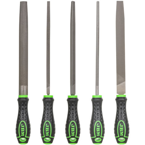 Lot de 5 limes en métal à dents fines pour le travail du bois