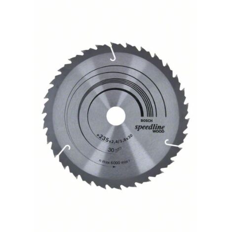 Lame de scie circulaire Bosch PRO Wood 235 x 2,4 x 30 mm - 2608640807