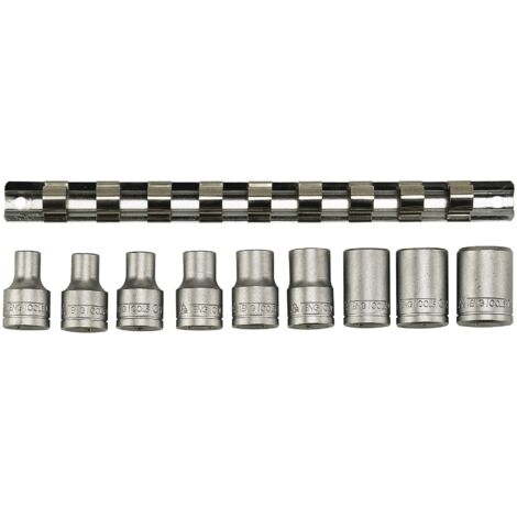 Jeu de clés à douille, 1/2  TENGTOOLS M1210 9 pièces 116610104 (1/2)