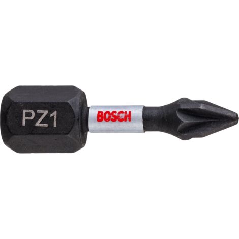 Pointe à percussion 25mm 2xPZ1 BOSCH 2608522400 (1/3)