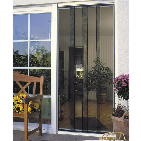 E3/75890 RIDEAU MOUSTIQUAIRE STANDARD ANTHRACITE 100X220CM.