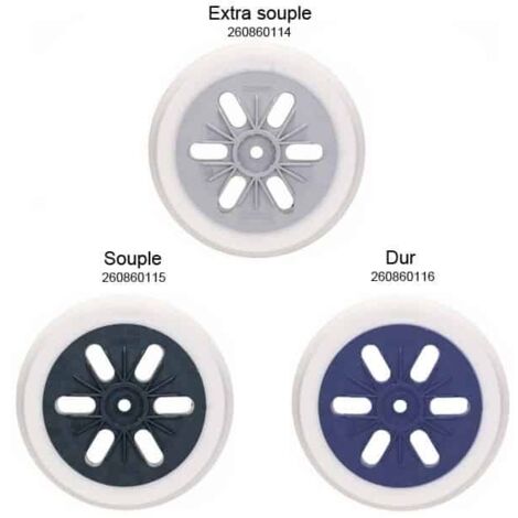 Bosch – Plateau de ponçage extra-souple 150 mm – Pour ponçage peinture et plâtre – Géométrie bords pagode – 2608601114