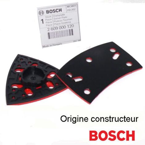 Bosch – Plateau et patin de ponçage pour ponceuse vibrante – 2609000120 – Finition lisse sur bois, plastique et autres matériaux - PSM 160 A (1/2)